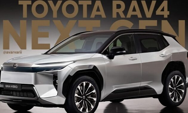 Rendering 2026 Toyota RAV4 Hybrid Brings Subtle Yet Impactful Changes